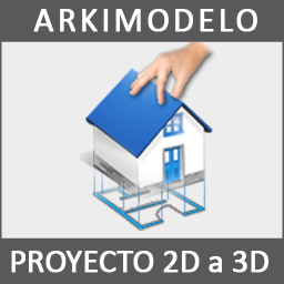 Genera una maqueta en 3D a partir de planos de AutoCAD en 2D. Especialmente pensado para proyectos de arquitectura.