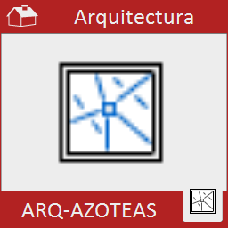 Utilidad para representar las pendientes en azoteas planas.