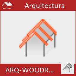 genera de forma automática todo tipo de estructuras de madera en 3D para tejados o cubiertas desde AutoCAD. 
