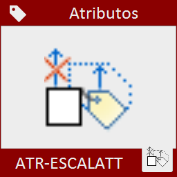 Escala los atributos de un bloque pero mantiene el factor de escala original del propio bloque.
