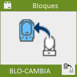 Sustituye un bloque existente en el dibujo por un nuevo bloque