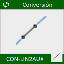 Convierte entidades de línea en Xlines.