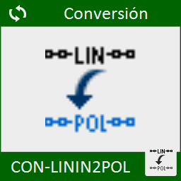 Convierte entidades de línea en polilíneas.