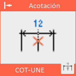 Une 2 cotas continuas seleccionadas creando una nueva cota.