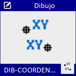 Etiqueta las coordenadas de cada uno de los puntos seleccionados en el dibujo.