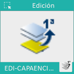Pone todas las entidades de una determinada capa encima de todas las demás entidades.