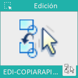 Copia entidades del dibujo simplemente teniendo que marcar el punto de destino.
