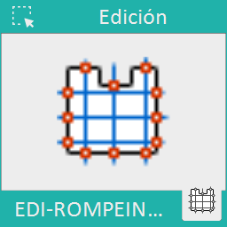 Rompe una entidad por las intersecciones con otras entidades.