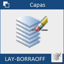 Borra automáticamente todas las entidades contenidas en capas que estén apagadas o congeladas.