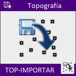 Importa a AutoCAD los puntos definidos en un archivo externo. También permite crear curvas de nivel a partir de los puntos importados, definida el formato y los atributos de los puntos, etc.