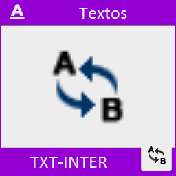 Intercambiar un el valor de una entidad de texto por el valor de otro texto también dibujado.