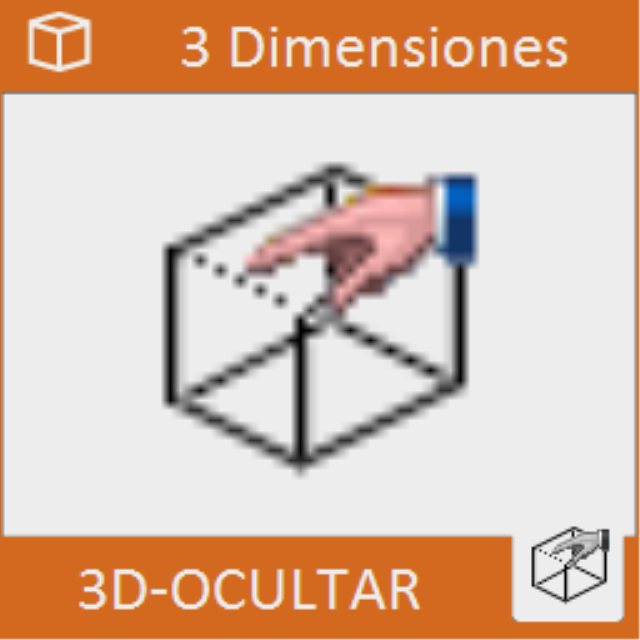Oculta las aristas de todas las 3DCARA que pasan por un punto marcado