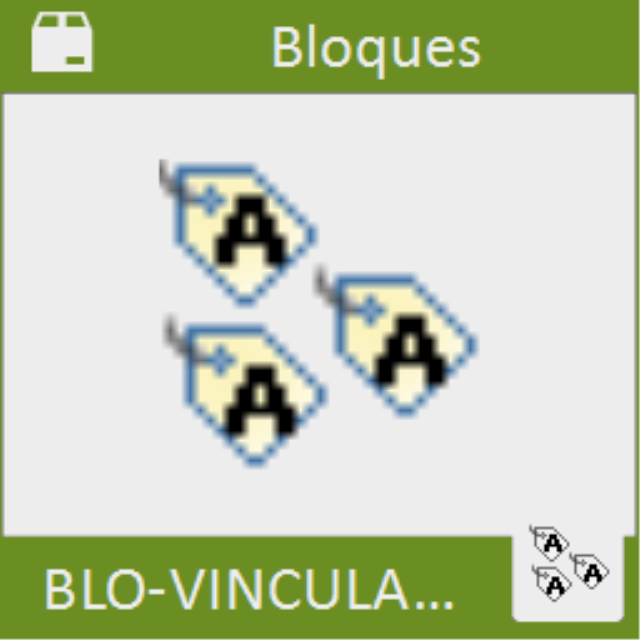 Vincula los valores de los atributos de un bloque de forma que cuando se modificar un atributo en una inserción ese atributo se modifica automáticamente en el resto de inserciones de ese mismo bloque.