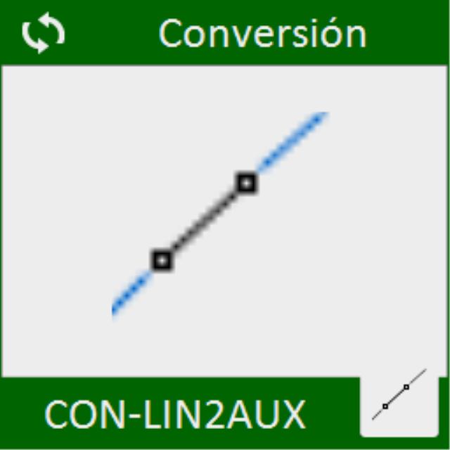 Convierte entidades de línea en Xlines.