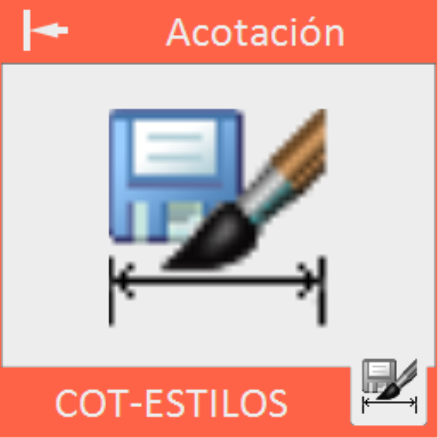 Crea un archivo de texto que contiene una lista de todos los estilos de cota.