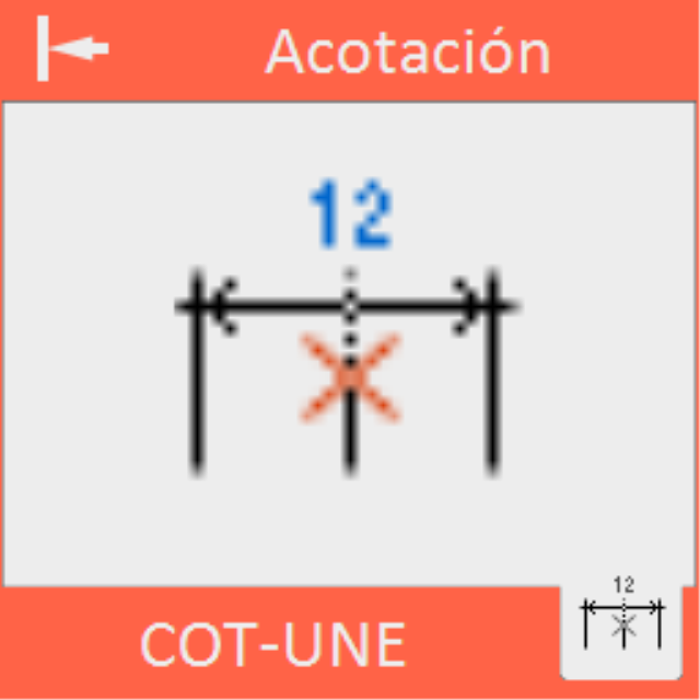 Une 2 cotas continuas seleccionadas creando una nueva cota.