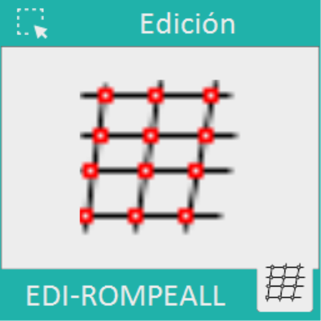 Permite romper todas las entidades por las intersecciones existentes entre estas mismas entidades. 