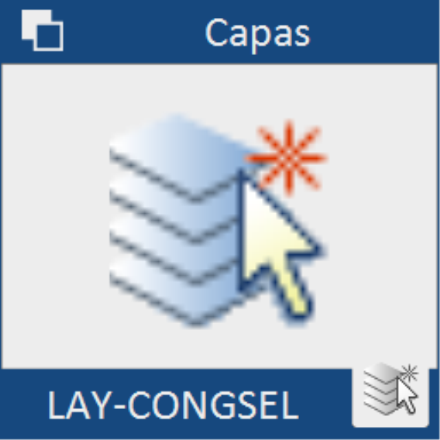 Congela una capa seleccionando una entidad de esa capa en el dibujo.