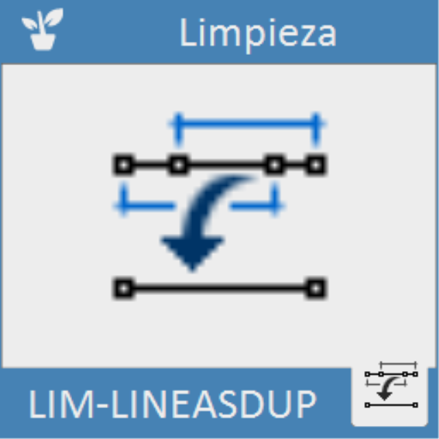Elimina líneas superpuestas y duplicadas además de unir en una sola línea líneas colineales