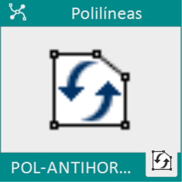 Modifica todas las polilíneas marcadas para hacer que estén en sentido 