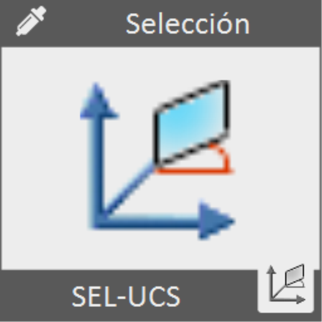 Selecciona en el dibujo todas las entidades que no sean paralelas al sistema de coordenadas actual.