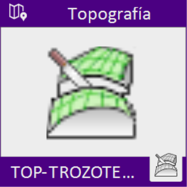 Extrae un trozo, definido por un poligono irregular en 3D, de un terreno sólido. El terreno original se mantiene intacto creandose una copia del trozo o zona indicada.