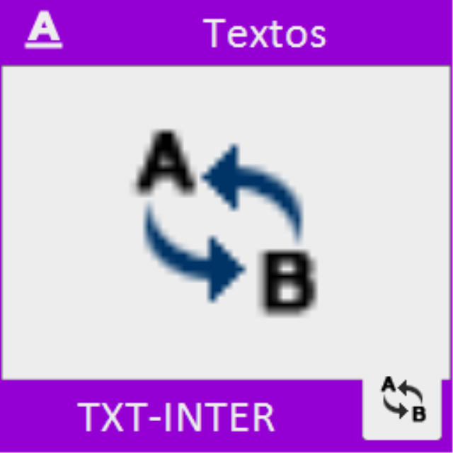 Intercambiar un el valor de una entidad de texto por el valor de otro texto también dibujado.