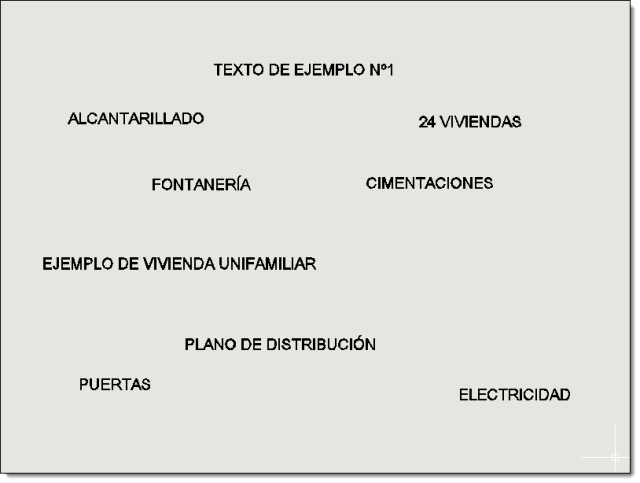 Encuentra un determinado texto en el dibujo y centra cada entidad encontrada en la pantalla.