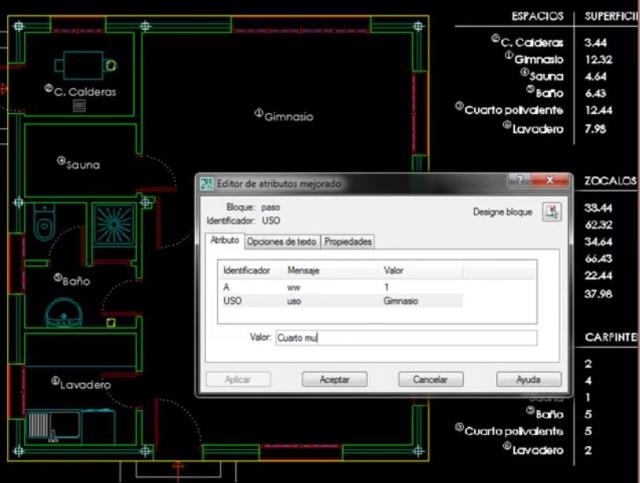 Vincula los valores de los atributos de un bloque de forma que cuando se modificar un atributo en una inserción ese atributo se modifica automáticamente en el resto de inserciones de ese mismo bloque.