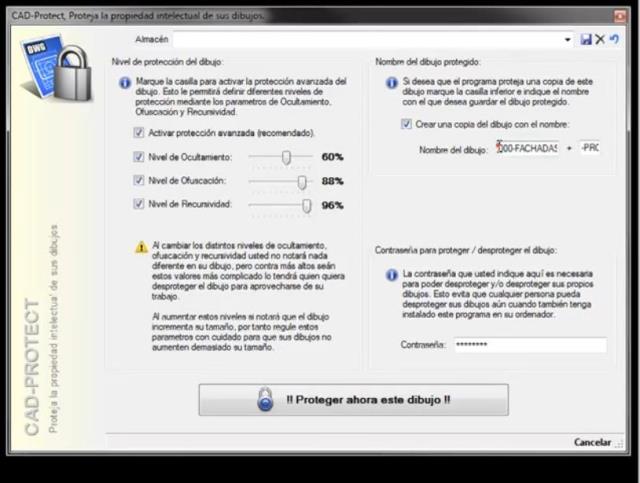 Protección de sus dibujos