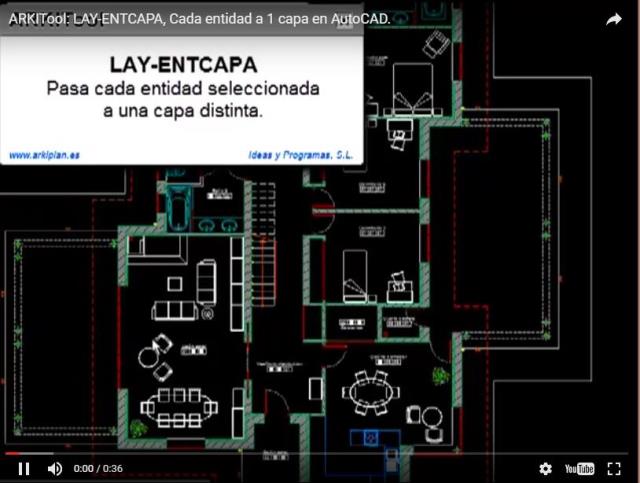 Pasa cada entidad seleccionada a una capa distinta. Capa que se crea automáticamente. 