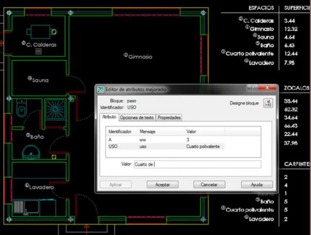 Vincula los valores de los atributos de un bloque de forma que cuando se modificar un atributo en una inserción ese atributo se modifica automáticamente en el resto de inserciones de ese mismo bloque.