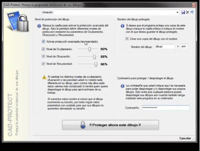 Protección de sus dibujos