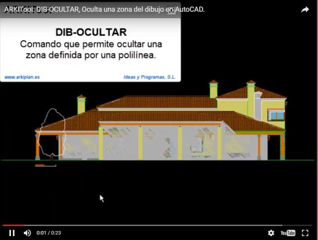 Programa que permite ocultar una zona del dibujo a partir de una polilínea.