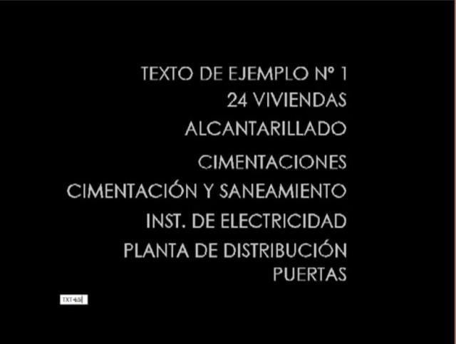 Permite cambiar la distancia entre varias líneas de texto consecutivas indicando un valor o marcando 2 puntos.