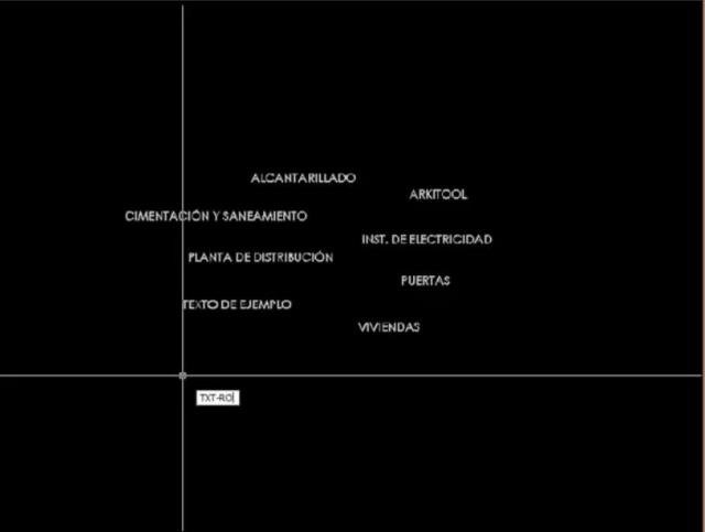 Rota todos los textos seleccionados tomando como centro de giro el punto medio de cada texto.