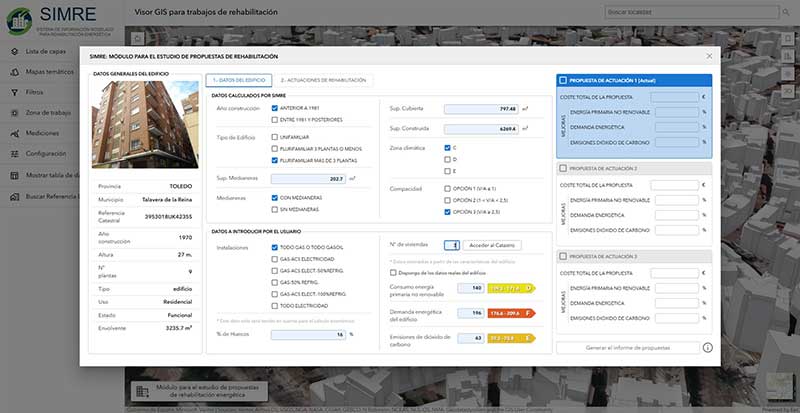 Módulo de datos generales del edificio