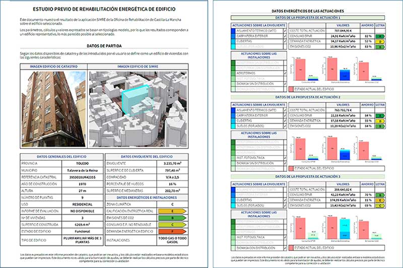 Informe de estudio previo de rehabilitación energética